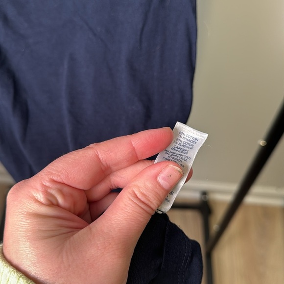 Velvet by Graham & Spencer Navy Blue Tank Top Size Medium - Picture 4 of 6